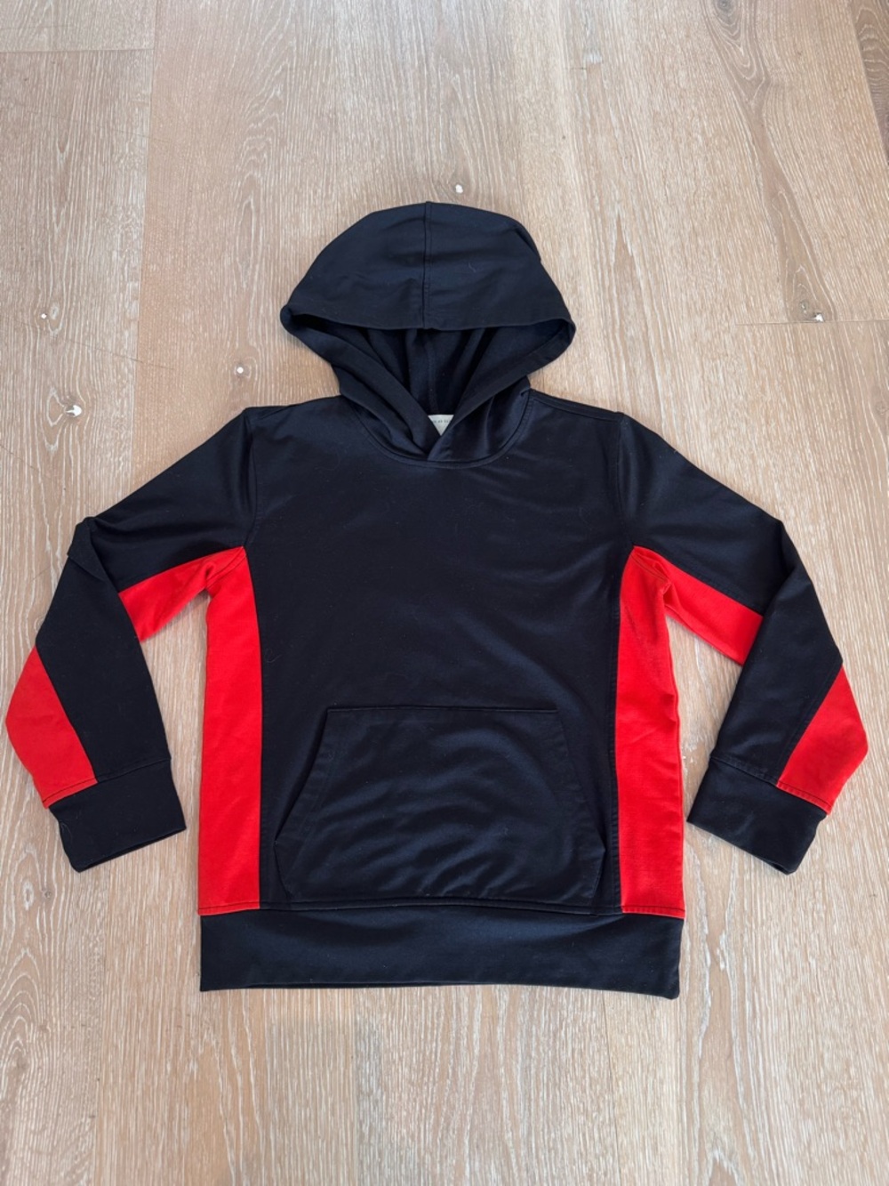 Rockets of Awesome Kids' Black & Red Hooded Pullover Sweatshirt Hoodie